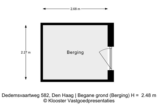 Floorplan - Dedemsvaartweg 582, 2545 AS Den Haag